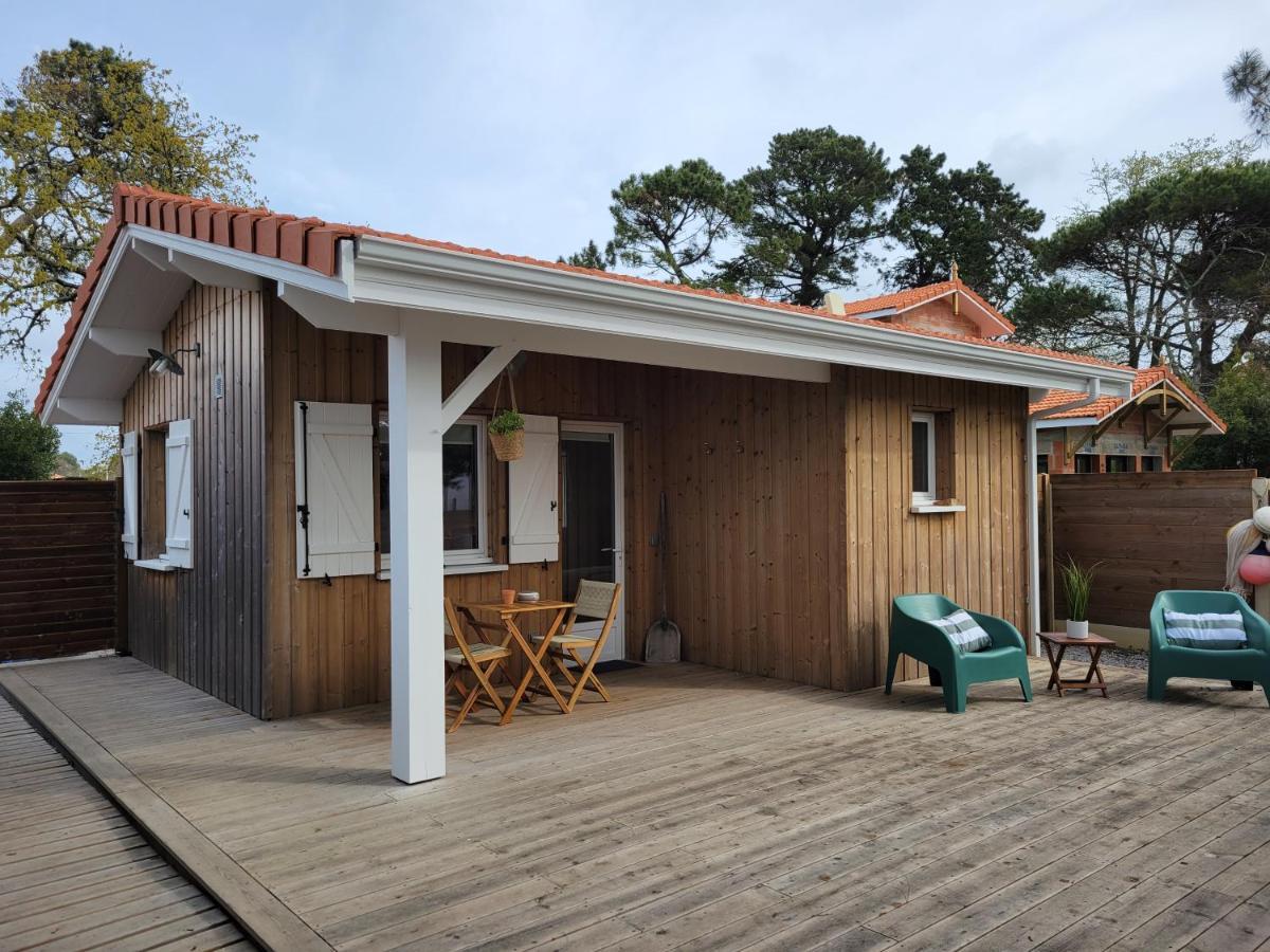 La Cabane De L'Estran Au Bord De Mer Lanton Bagian luar foto