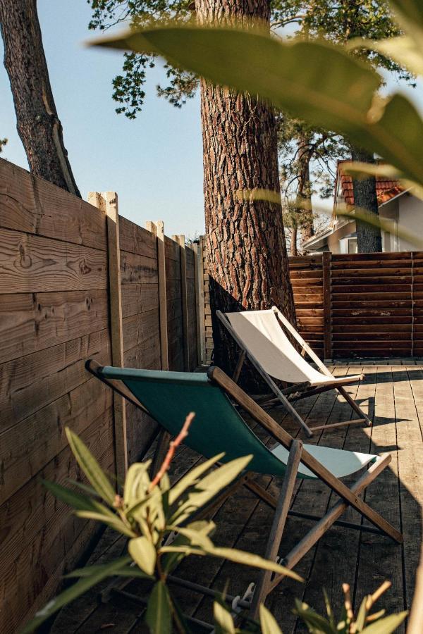 La Cabane De L'Estran Au Bord De Mer Lanton Bagian luar foto